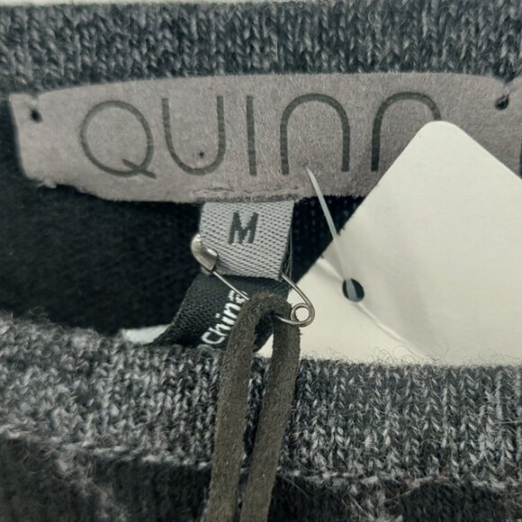 Quinn Cashmere Bodycon Midi Dress Size Medium - Picture 2 of 7